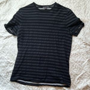 Michael Kors Black Striped T-Shirt
